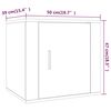 vidaXL Κομοδίνα 2 τεμ. Sonoma Δρυς 50 x 39 x 47 εκ.
