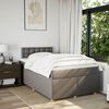vidaXL &Kappa;&rho;&epsilon;&beta;ά&tau;&iota; Boxspring &mu;&epsilon; &Sigma;&tau;&rho;ώ&mu;&alpha; Taupe 120x200 &epsilon;&kappa;. &Upsilon;&phi;&alpha;&sigma;&mu;ά&tau;&iota;&nu;&omicron;