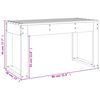 vidaXL Παγκάκι Κήπου 80 x 38 x 45 εκ. από Μασίφ Ξύλο Ψευδοτσούγκας
