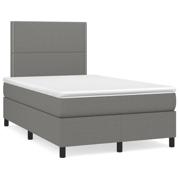 vidaXL &Kappa;&rho;&epsilon;&beta;ά&tau;&iota; Boxspring &mu;&epsilon; &Sigma;&tau;&rho;ώ&mu;&alpha; &Sigma;&kappa;&omicron;ύ&rho;&omicron; &Gamma;&kappa;&rho;&iota; 120x190 &epsilon;&kappa; &Upsilon;&phi;&alpha;&sigma;&mu;ά&tau;&iota;&nu;&omicron;