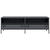 vidaXL Έπιπλο Τηλεόρασης Ανθρακί 135x39x43,5 εκ. Ατσάλι Ψυχρής Έλασης