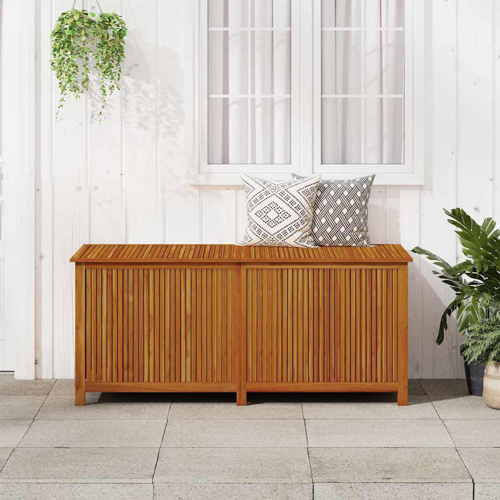 vidaXL Μπαούλο Αποθήκευσης Κήπου 175x80x75 εκ. από Μασίφ Ξύλο Ακακίας