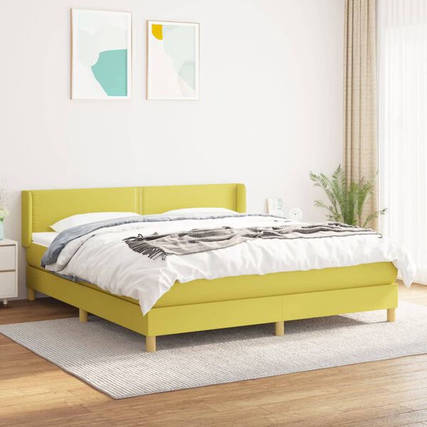 vidaXL &Kappa;&rho;&epsilon;&beta;ά&tau;&iota; Boxspring &mu;&epsilon; &Sigma;&tau;&rho;ώ&mu;&alpha; &Pi;&rho;ά&sigma;&iota;&nu;&omicron; 160x200 &epsilon;&kappa;.&Upsilon;&phi;&alpha;&sigma;&mu;ά&tau;&iota;&nu;&omicron;