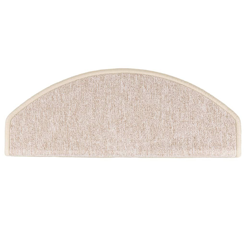 vidaXL Πατάκια Σκάλας 10 τεμ. Taupe 65x24x4 εκ.
