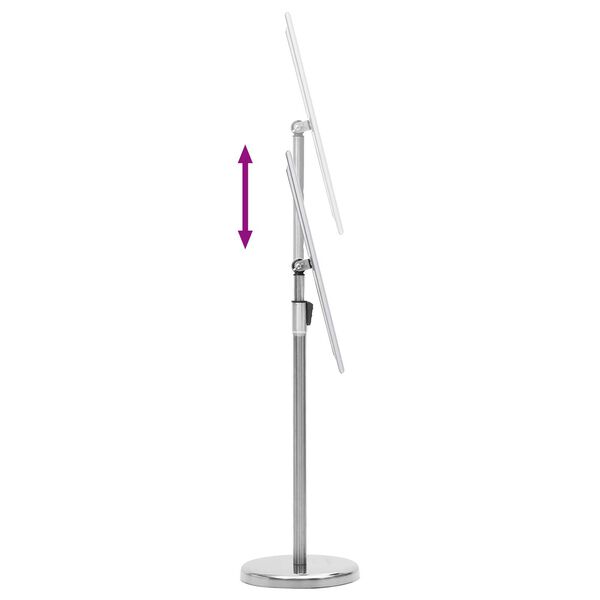 vidaXL Βάσεις Αφισών 2 pcs Ασημί 45 x 33 x 88 cm Κράμα Αλουμινίου