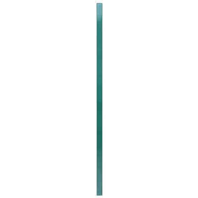 vidaXL Πάνελ Περίφραξης Πράσινο 6x1,2 μ. Σίδηρος Ηλεκτρ. Βαφή + Στύλοι
