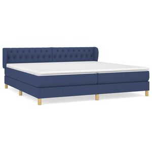 vidaXL &Kappa;&rho;&epsilon;&beta;ά&tau;&iota; Boxspring &mu;&epsilon; &Sigma;&tau;&rho;ώ&mu;&alpha; &Mu;&pi;&lambda;&epsilon; 200x200 &epsilon;&kappa;. &Upsilon;&phi;&alpha;&sigma;&mu;ά&tau;&iota;&nu;&omicron;
