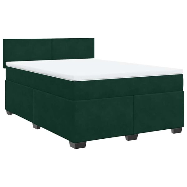 vidaXL &Kappa;&rho;&epsilon;&beta;ά&tau;&iota; Boxspring &mu;&epsilon; &Sigma;&tau;&rho;ώ&mu;&alpha; &Sigma;&kappa;&omicron;ύ&rho;&omicron; &Pi;&rho;ά&sigma;&iota;&nu;&omicron; 160x200&epsilon;&kappa;. &Beta;&epsilon;&lambda;&omicron;ύ&delta;&iota;&nu;&omicron;