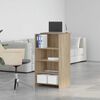 vidaXL Γραφείο Υποδοχής από Ξύλο Sonoma Δρυς 55x50x103,5 εκ. από Τεχνητό Ξύλο
