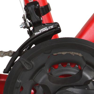 vidaXL Ποδήλατο Mountain 29'' Κόκκινο με 21 Ταχύτητες & Σκελετό 48 εκ.