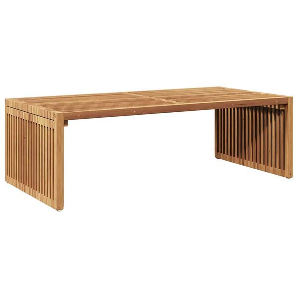 vidaXL Πλευρικό Τραπέζι Κήπου Καφέ 110 x 55 x 35.5 εκ Μασίφ ξύλο teak