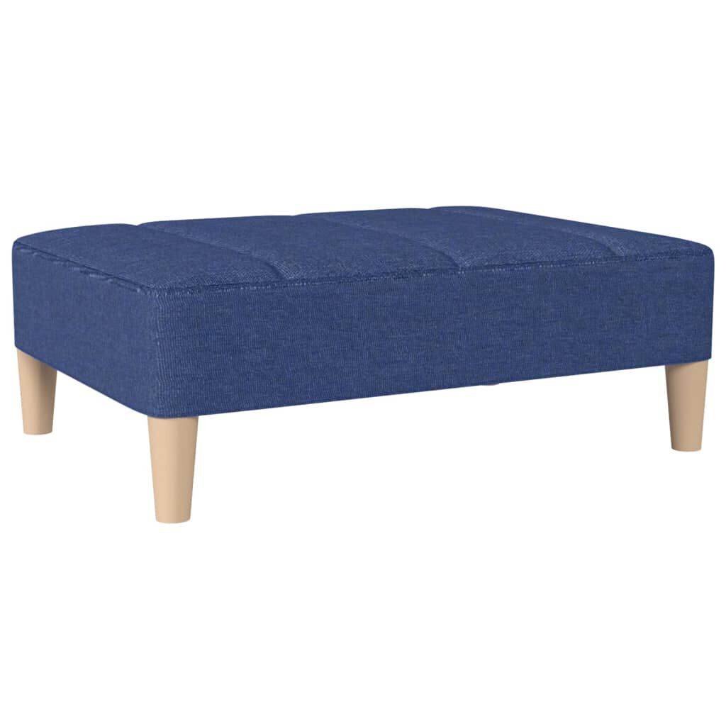 vidaXL Υποπόδιο Μπλε 78 x 56 x 32 εκ. Υφασμάτινο