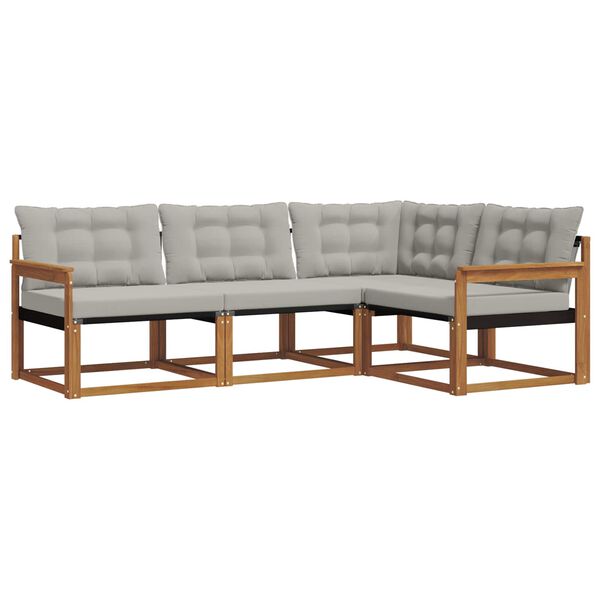 vidaXL &Sigma;&epsilon;&iota;&rho;ά &Kappa;&alpha;&nu;&alpha;&pi;έ &Epsilon;&xi;&omega;&tau;&epsilon;&rho;&iota;&kappa;&omicron;ύ 4 pcs &Phi;&upsilon;&sigma;&iota;&kappa;ό &kappa;&alpha;&iota; &Alpha;&nu;&omicron;&iota;&chi;&tau;ό &Gamma;&kappa;&rho;&iota;