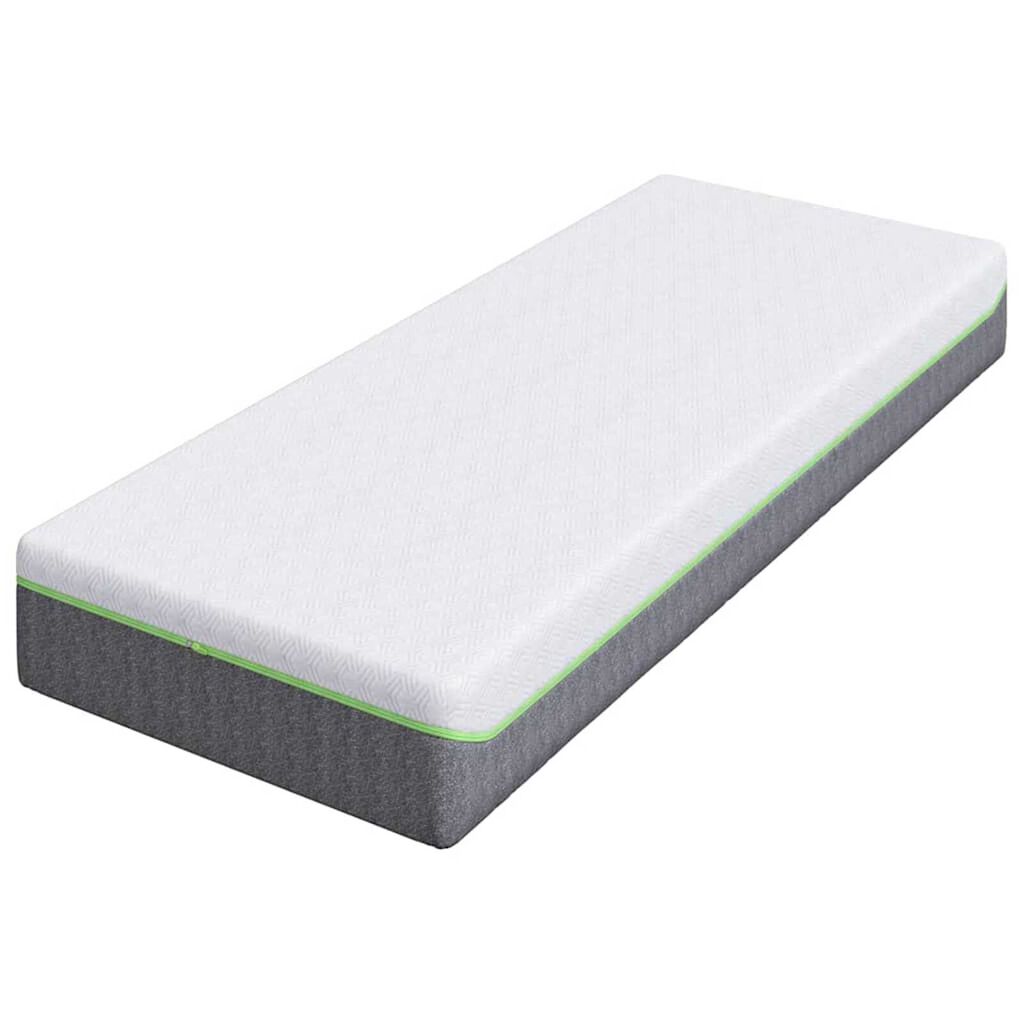 vidaXL Στρώμα Λευκό, Γκρι 70 x 200 cm Pěna