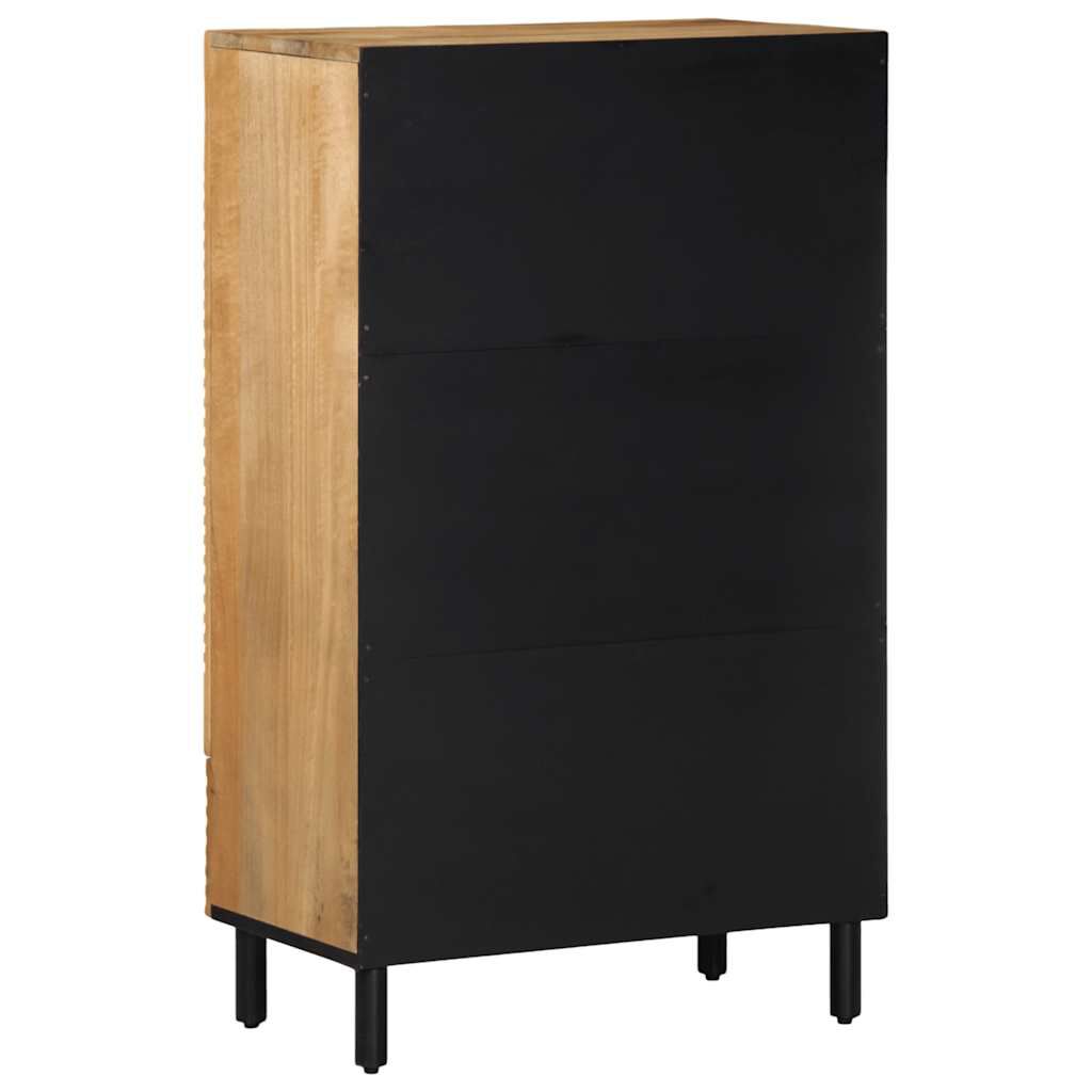 vidaXL Highboard καφέ 60x33x100 cm μασίφ ξύλο Mango