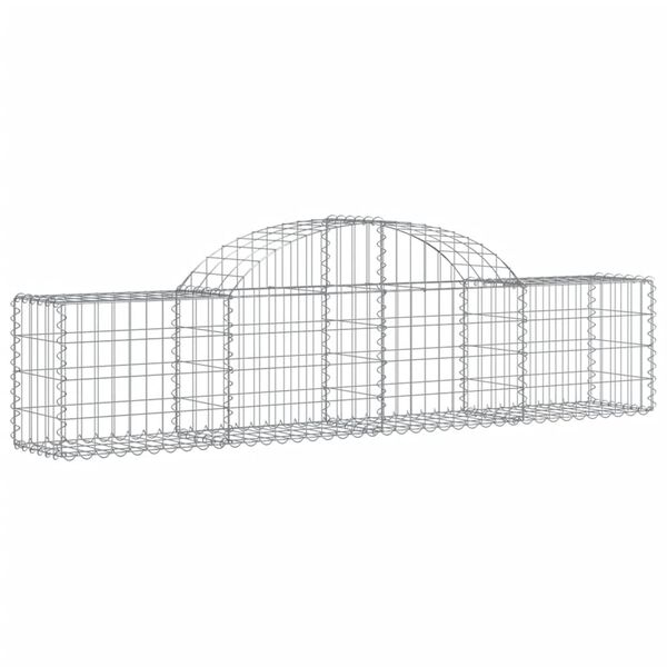 vidaXL Συρματοκιβώτια Τοξωτά 20 τεμ. 200x30x40/60 εκ. Γαλβαν. Ατσάλι