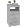 vidaXL Συρταριέρα Γκρι Sonoma 40 x 50 x 76 εκ. από Επεξεργασμένο Ξύλο