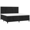 vidaXL &Kappa;&rho;&epsilon;&beta;ά&tau;&iota; Boxspring &mu;&epsilon; &Sigma;&tau;&rho;ώ&mu;&alpha; &Mu;&alpha;ύ&rho;&omicron; 200x200 &epsilon;&kappa;. &Beta;&epsilon;&lambda;&omicron;ύ&delta;&iota;&nu;&omicron;