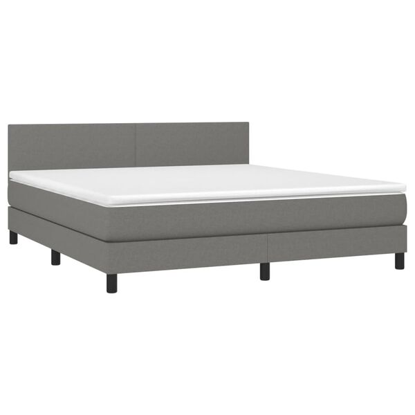 vidaXL &Kappa;&rho;&epsilon;&beta;ά&tau;&iota; Boxspring &mu;&epsilon; &Sigma;&tau;&rho;ώ&mu;&alpha; &Sigma;&kappa;&omicron;ύ&rho;&omicron; &Gamma;&kappa;&rho;&iota; 180x200 &epsilon;&kappa; &Upsilon;&phi;&alpha;&sigma;&mu;ά&tau;&iota;&nu;