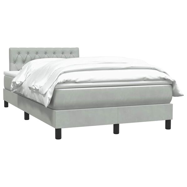 vidaXL &Kappa;&rho;&epsilon;&beta;ά&tau;&iota; Boxspring &mu;&epsilon; &Sigma;&tau;&rho;ώ&mu;&alpha; &Alpha;&nu;&omicron;&iota;&chi;&tau;ό &Gamma;&kappa;&rho;&iota; 120x220 &epsilon;&kappa;. &Beta;&epsilon;&lambda;&omicron;ύ&delta;&iota;&nu;&omicron;
