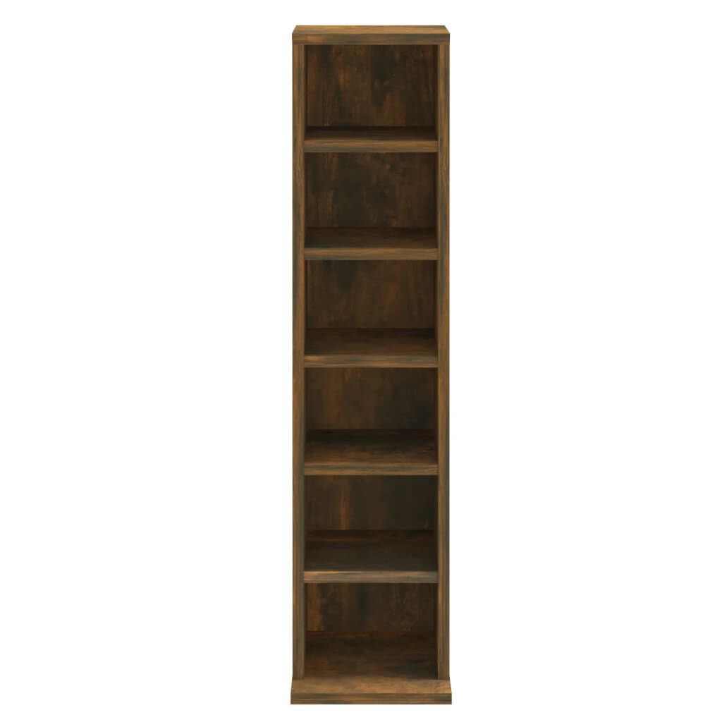 vidaXL Έπιπλο για CD Καπνιστή Δρυς 21 x 20 x 88 εκ. Επεξεργασμένο Ξύλο