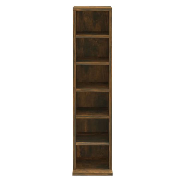 vidaXL Έπιπλο για CD Καπνιστή Δρυς 21 x 20 x 88 εκ. Επεξεργασμένο Ξύλο