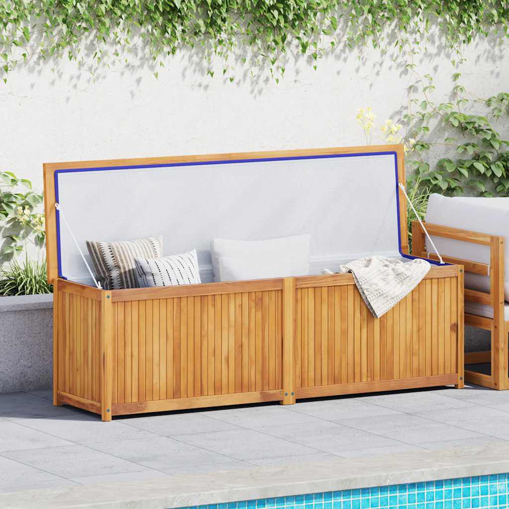 vidaXL Μπαούλο Κήπου 175 x 50 x 55 εκ. από Μασίφ Ξύλο Teak