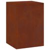 vidaXL &Beta;ά&sigma;&eta; &phi;&upsilon;&tau;ώ&nu; 2 pcs &Sigma;&kappa; rusty 24 x 24 x 35 &epsilon;&kappa;.