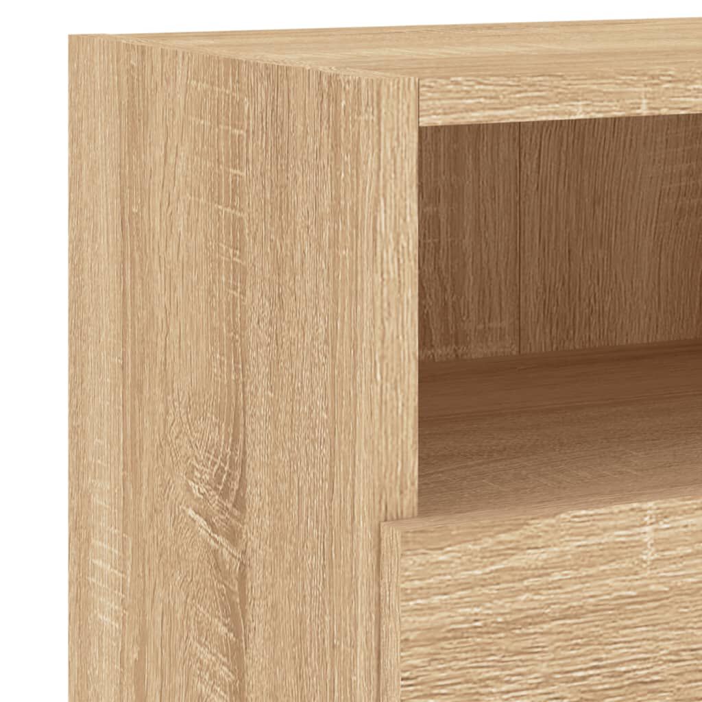 vidaXL Ντουλάπι Τοίχου Τηλεόρασης Sonoma Δρυς 60x30x30 εκ. Επεξ. Ξύλο