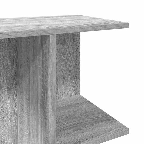vidaXL Κομοδίνα 2 τεμ Γκρι Sonoma 46,5x29x61 εκ. Επεξεργασμένο Ξύλο