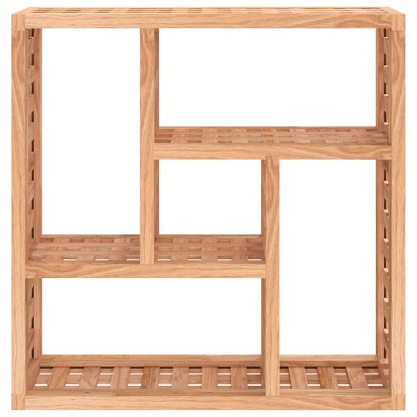 vidaXL Ράφι Τοίχου 49 x 15 x 49 εκ. από Μασίφ Ξύλο Καρυδιάς