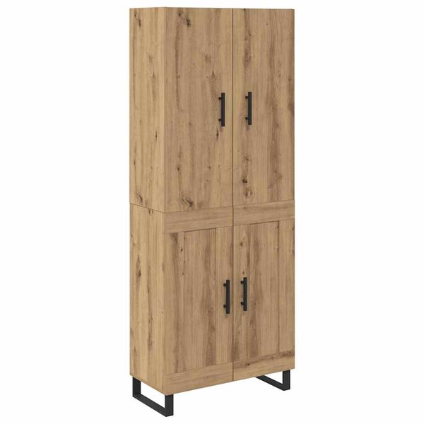 vidaXL Highboard 2 pcs Artisan Oak 69,5 x 34 x 180 &epsilon;&kappa;.