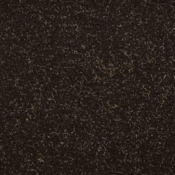 vidaXL Πατάκια Σκάλας Αυτοκόλ. 15 τεμ Σκ. Καφέ 65x21x4 εκ Βελονιασμένο