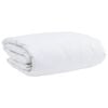 vidaXL Σετ Κουβέρτας με μαξιλάρι 2 pcs Λευκό 155 x 220 cm Πούπουλο