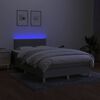 vidaXL &Kappa;&rho;&epsilon;&beta;ά&tau;&iota; Boxspring &mu;&epsilon; &Sigma;&tau;&rho;ώ&mu;&alpha; & LED &Alpha;&nu;.&Gamma;&kappa;&rho;&iota; 120x200 &epsilon;&kappa; &Upsilon;&phi;&alpha;&sigma;&mu;ά&tau;&iota;&nu;&omicron;