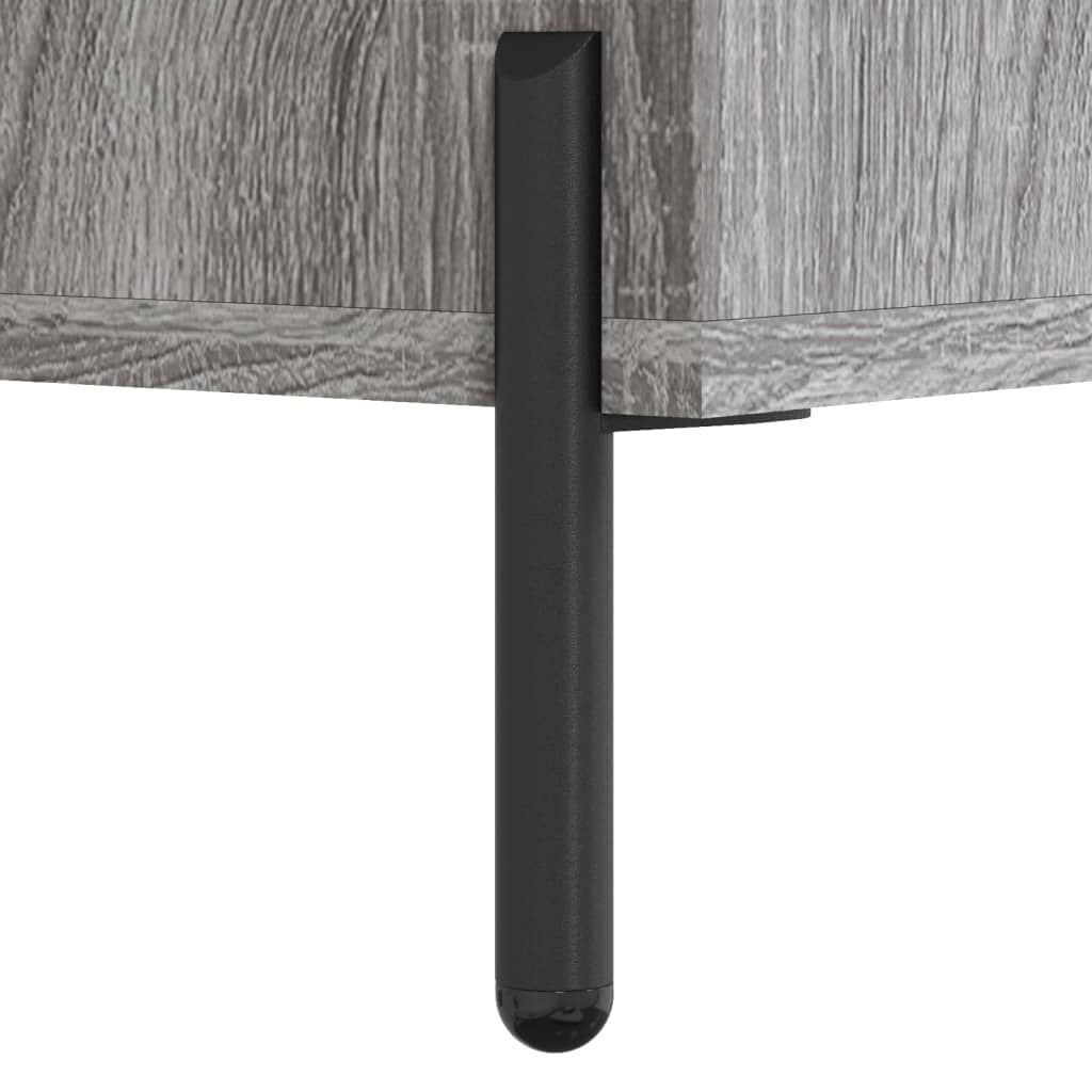 vidaXL Ντουλάπι Γκρι Sonoma 90 x 34 x 80 εκ. από Επεξεργασμένο Ξύλο