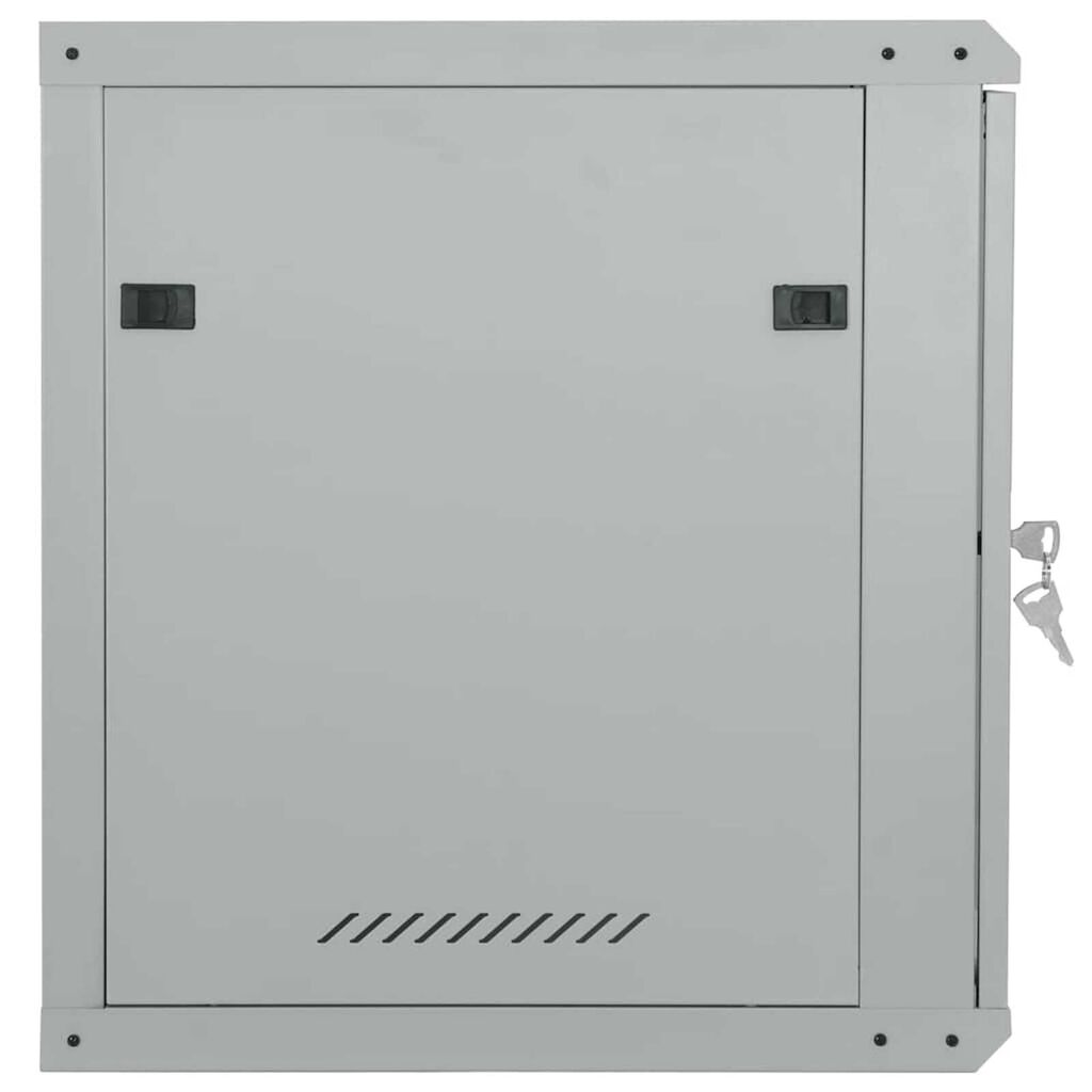 vidaXL Ντουλάπα δικτύου με αποθήκευση Γκρι 60 x 60 x 65 εκ Ατσάλι