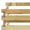vidaXL Κομποστοποιητής με Σανίδες 100x100x80 εκ. Εμποτισμ. Ξύλο Πεύκου