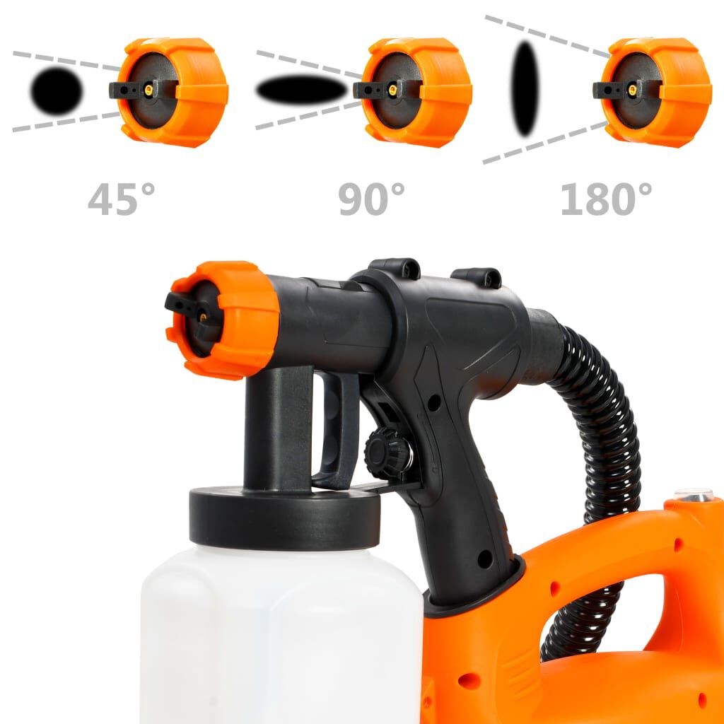 vidaXL Πιστόλι Βαφής Ηλεκτρικό με Σωλήνα Αέρα 500 W 800 ml