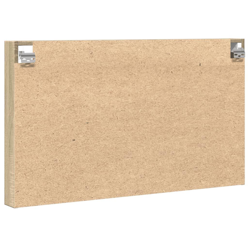vidaXL Βιτρίνα Χρώμα Sonoma Δρυς 100x8,5x58 εκ. από Επεξεργασμένο Ξύλο