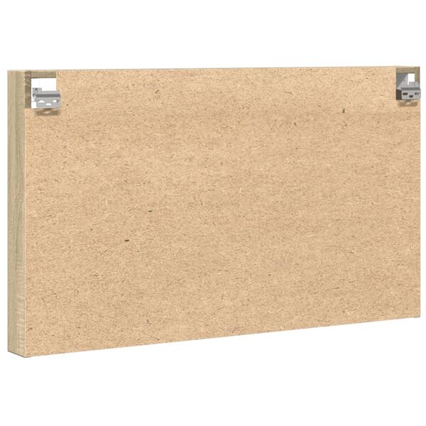 vidaXL Βιτρίνα Χρώμα Sonoma Δρυς 100x8,5x58 εκ. από Επεξεργασμένο Ξύλο
