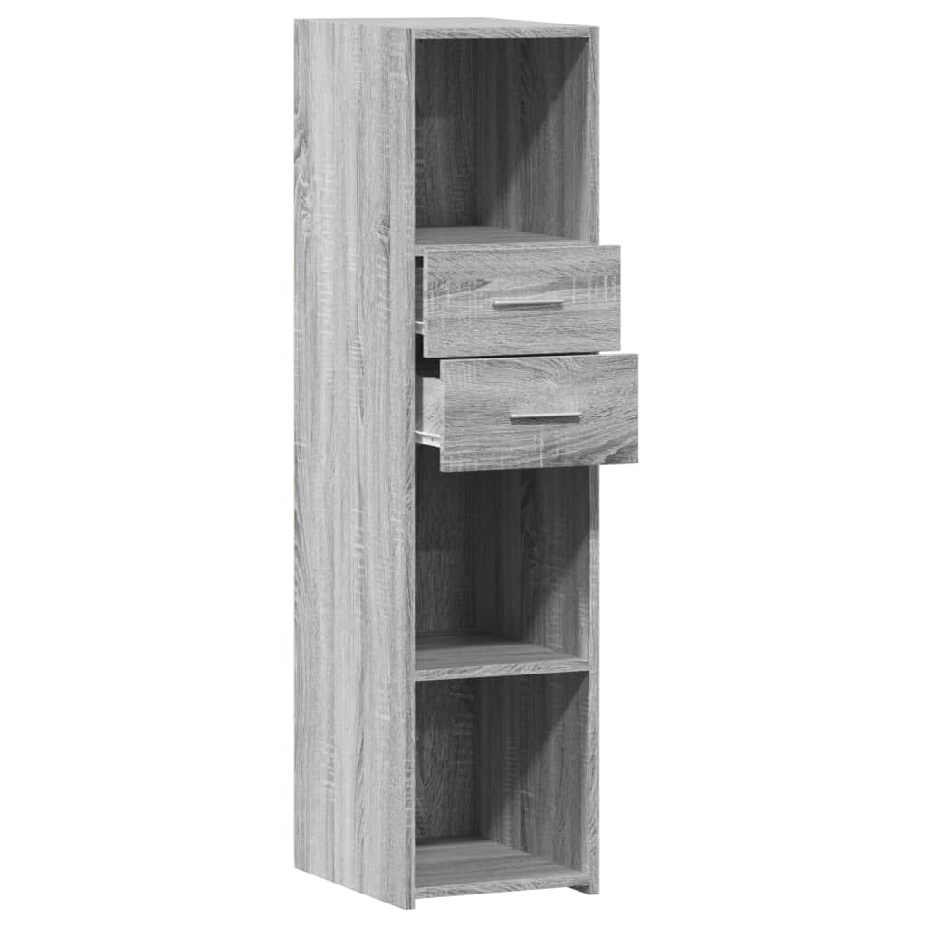 vidaXL Ντουλάπι Γκρι Sonoma 30x42,5x124 εκ. από Επεξεργασμένο Ξύλο