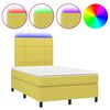 vidaXL &Kappa;&rho;&epsilon;&beta;ά&tau;&iota; Boxspring &mu;&epsilon; &Sigma;&tau;&rho;ώ&mu;&alpha; & LED &Pi;&rho;ά&sigma;&iota;&nu;&omicron; 120x200 &epsilon;&kappa; &Upsilon;&phi;&alpha;&sigma;&mu;ά&tau;&iota;&nu;&omicron;