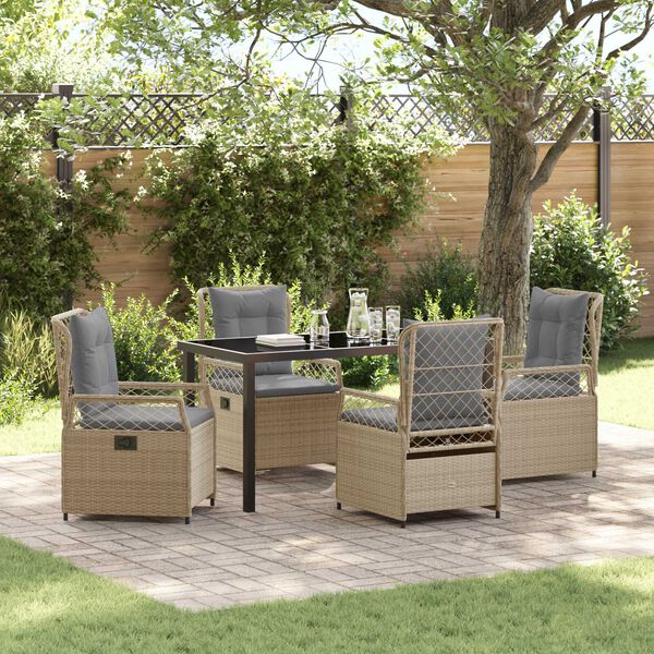 vidaXL &Sigma;έ&tau; &phi;&alpha;&gamma;&eta;&tau;&omicron;ύ &gamma;&iota;&alpha; &kappa;ή&pi;&omicron; 5 pcs &Mu;&pi;έ&zeta; &kappa;&alpha;&iota; &Alpha;&nu;&omicron;&iota;&chi;&tau;ό &Gamma;&kappa;&rho;&iota;