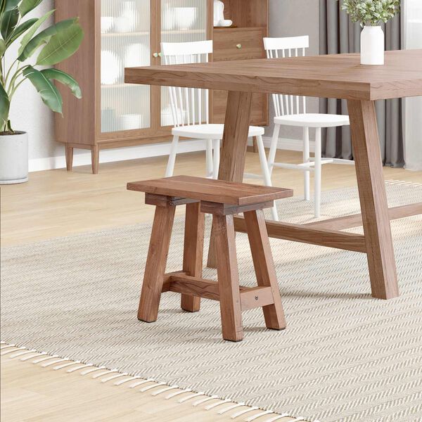 vidaXL παγκάκι Φυσικό 50 x 26 x 45 εκ Ξύλο Μαόνι