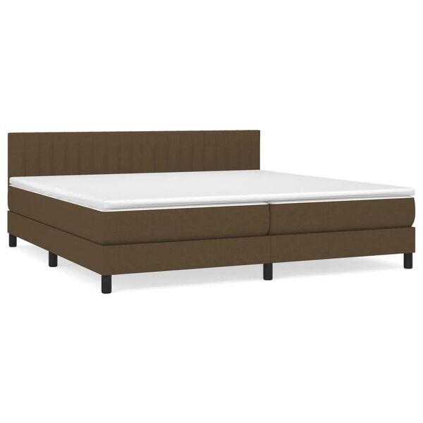 vidaXL &Kappa;&rho;&epsilon;&beta;ά&tau;&iota; Boxspring &mu;&epsilon; &Sigma;&tau;&rho;ώ&mu;&alpha; &Sigma;&kappa;&omicron;ύ&rho;&omicron; &Kappa;&alpha;&phi;έ 200x200 &epsilon;&kappa;. &Upsilon;&phi;&alpha;&sigma;&mu;ά&tau;&iota;&nu;&omicron;