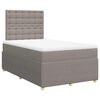 vidaXL &Kappa;&rho;&epsilon;&beta;ά&tau;&iota; Boxspring &mu;&epsilon; &Sigma;&tau;&rho;ώ&mu;&alpha; Taupe 120x200 &epsilon;&kappa;. &Upsilon;&phi;&alpha;&sigma;&mu;ά&tau;&iota;&nu;&omicron;