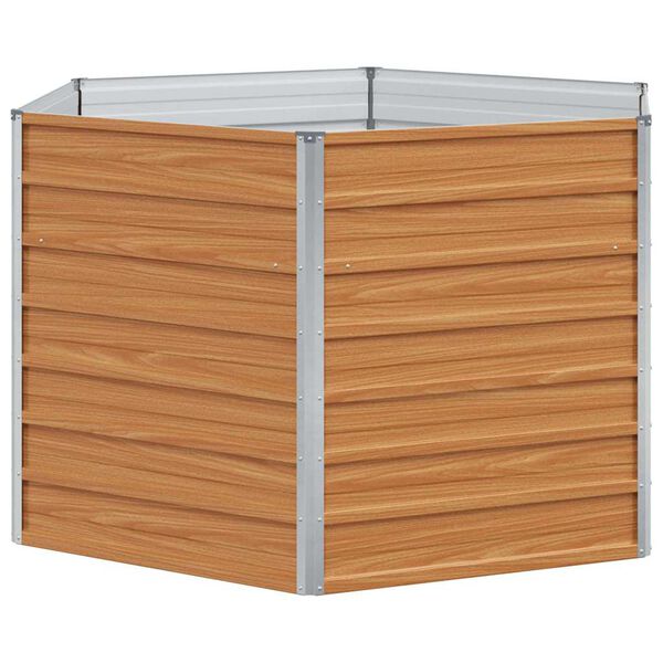 vidaXL &Upsilon;&psi;&omega;&mu;έ&nu;&omicron; &Kappa;&rho;&epsilon;&beta;ά&tau;&iota; &Kappa;ή&pi;&omicron;&upsilon; &Alpha;&nu;&omicron;&iota;&chi;&tau;ό &kappa;&alpha;&phi;έ 129 x 129 x 77 cm