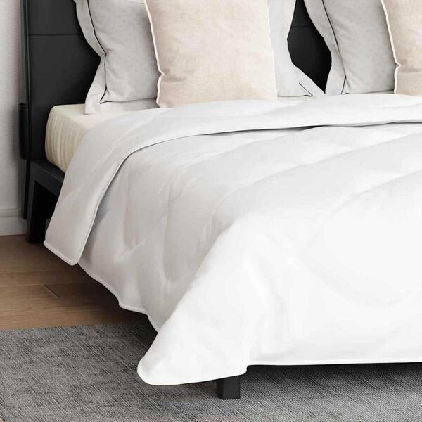 Παπλωμα με Μαξιλάρια Argyle 3 pcs Λευκό 240 x 200 cm Μικροΐνες