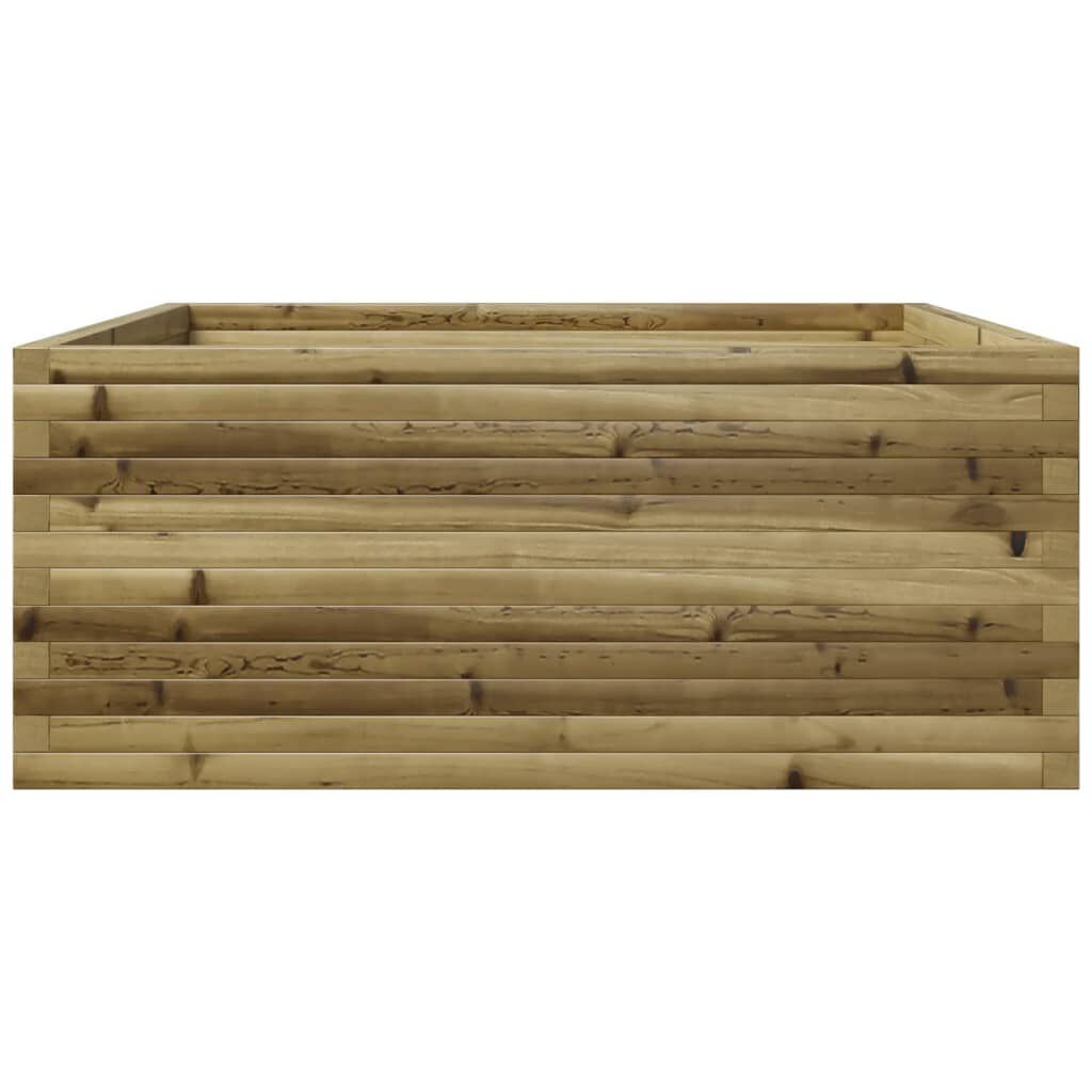 vidaXL Ζαρντινιέρα Κήπου 110x110x49,5 εκ. από Εμποτισμένο Ξύλο Πεύκου